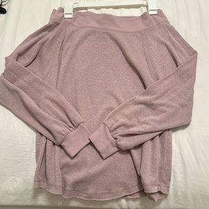 Urban outfitters off the shoulder long sleeve